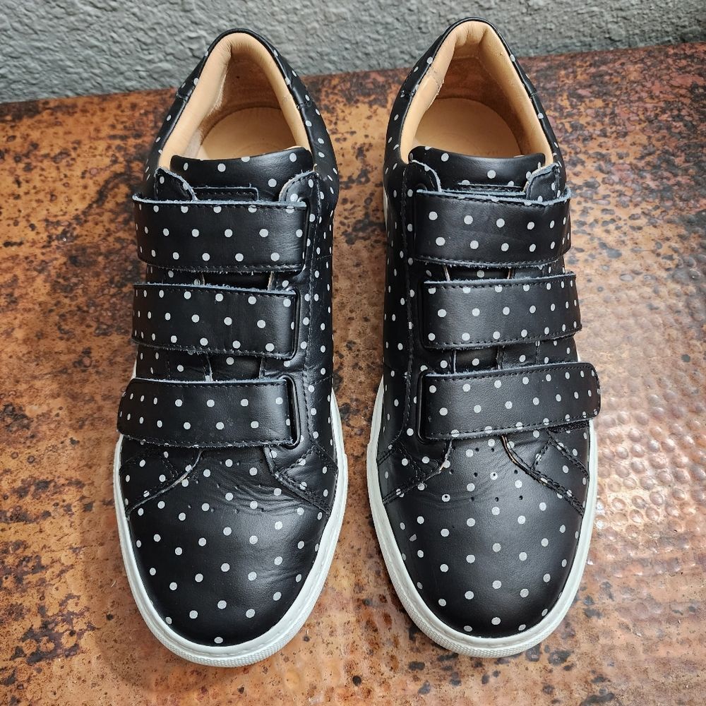 Nick Wooster x GREATS Men's Sz. 7 The Royale Nero Polka Dot Sneaker - Picture 4 of 16